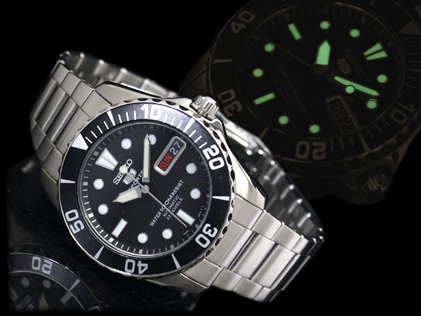 Seiko Submariner Automatic Divers Watch 100m Snzf29 Snzf29k1 WARRANTY 