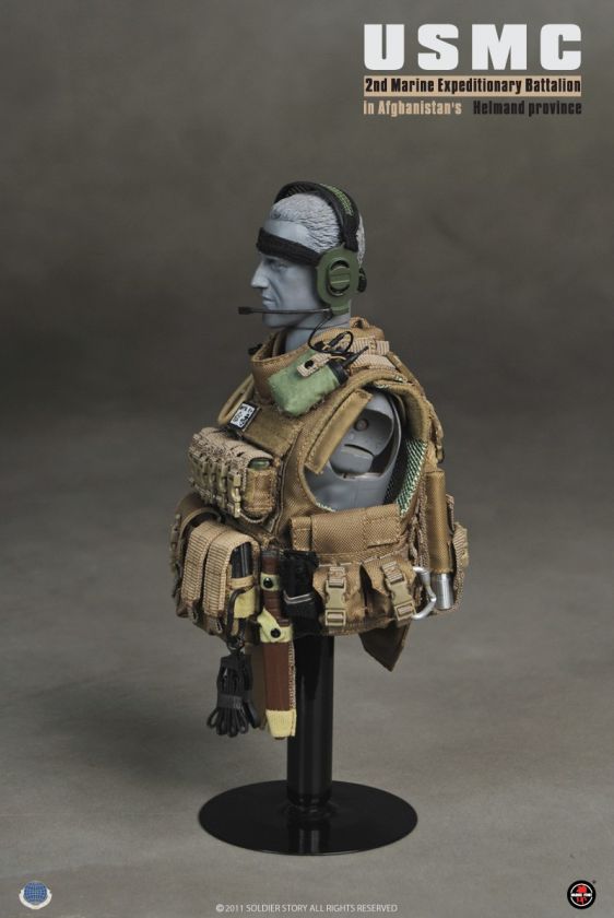 USMC 2nd MEB in Afghanistans Helmand Province Figure by Soldier 