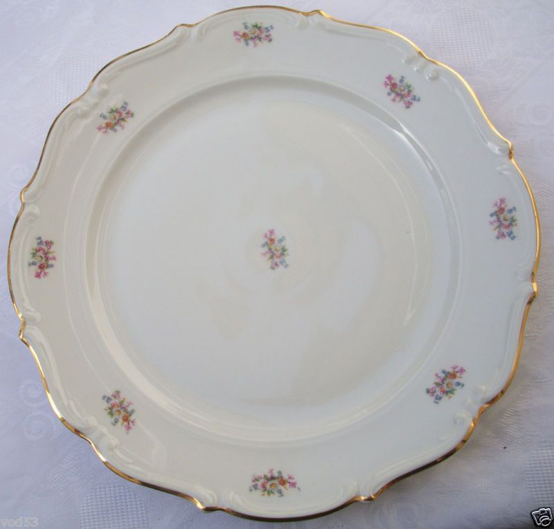 Walbrzych,Floral Serving Plate 12.5 Poland Porcelain  