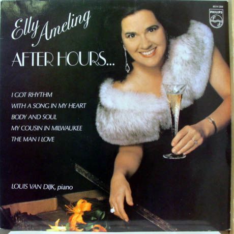 ELLY AMELING after hours LP 6514 284 VG+ 1982 Holland  