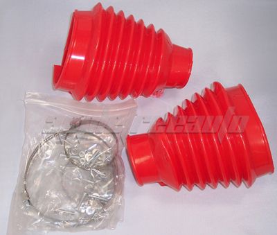 SWING AXLE BOOTS, RED, PAIR Dune Buggy VW Baja Bug  