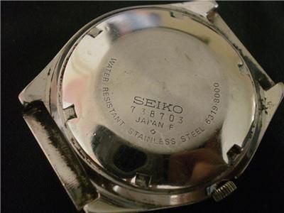 Vintage Seiko 6319 Automatic Winding Mechanical Watch  