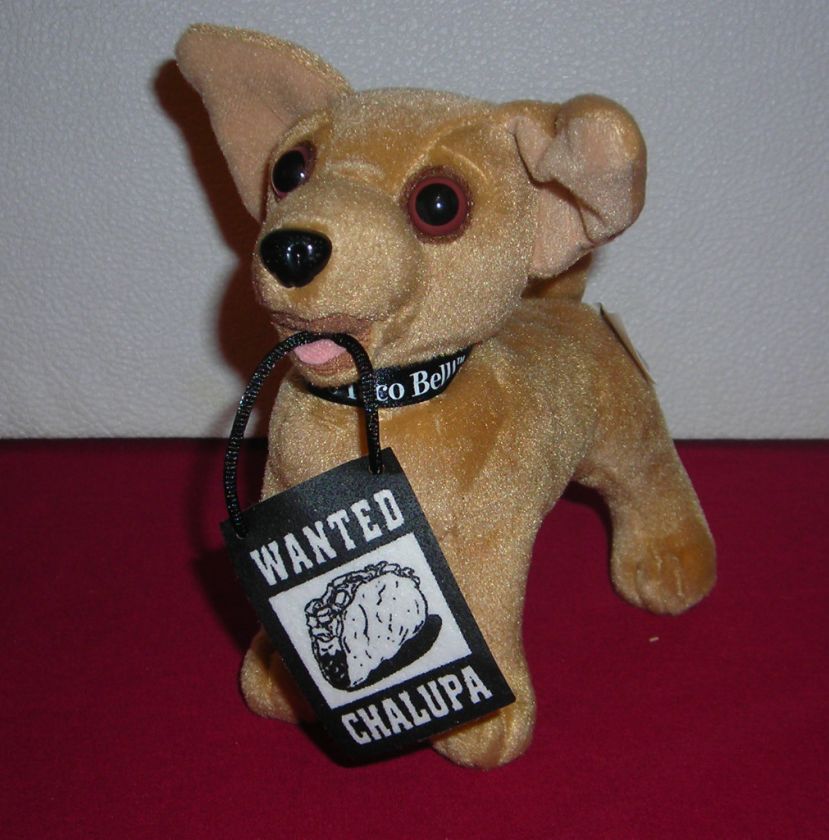 TACO BELL CHIHUAHUA PLUSH TALKING DOG WANTED CHALUPA  