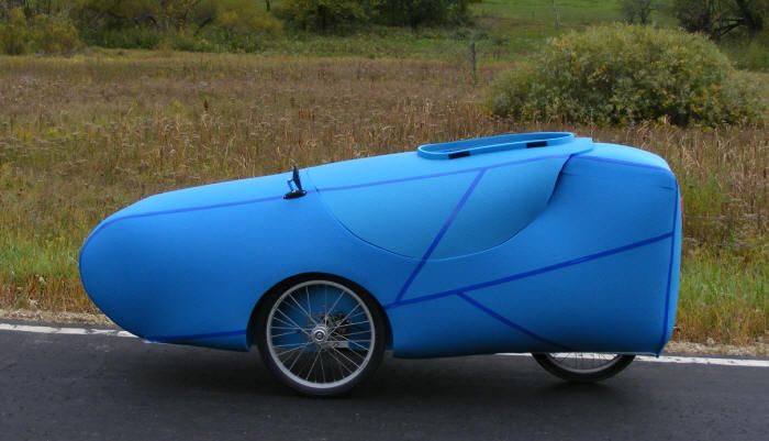    Rover Velomobile   Very light weight   Recumbent trike  Full Fairing