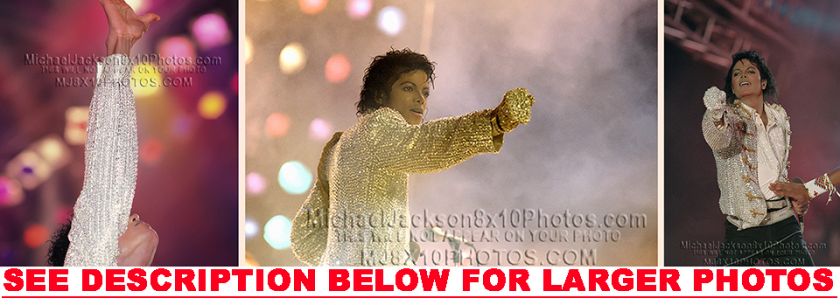 MICHAEL JACKSON VICTORY TOUR REACHOUT 3RARE8x10 PHOTOS  