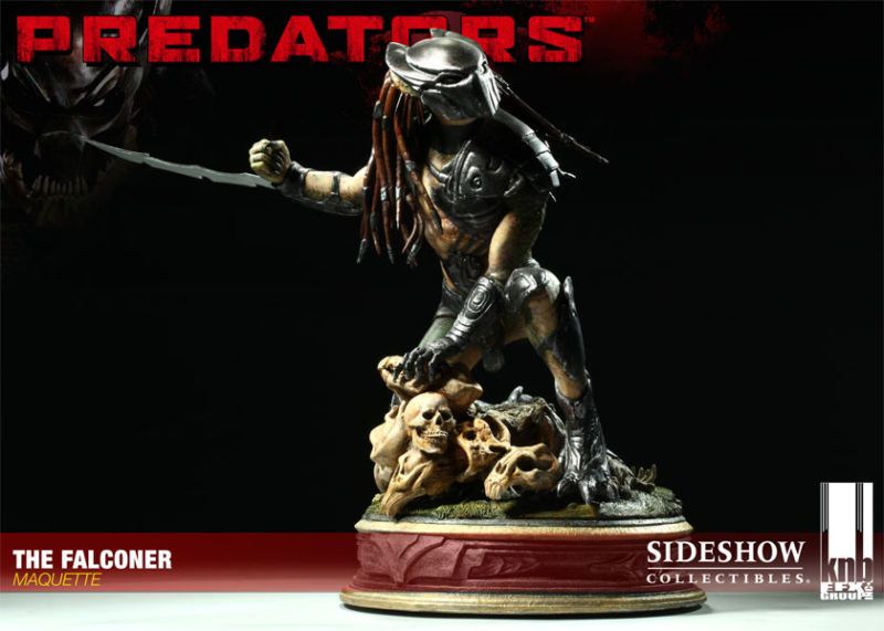 SIDESHOW Predators The Falconer Maquette Predator NEW  