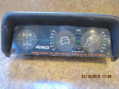 Toyota Truck 4Runner Tercel INCLINOMETER TILT GAUGE gray  