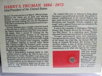 14KT NOT SCRAP SOLID GOLD HARRY S TRUMAN COMMEMORATIVE COIN  