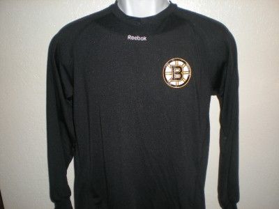   Bruins YOUTH Medium Black NICE Reebok Compression Shirt UGH  