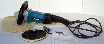 MAKITA 9227C 7 Electronic Polisher Buffer Sander Kit ExcCond. *NR 