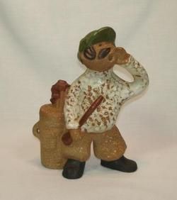 Metlox POPPET California Pottery ARNIE THE GOLFER Figurine  