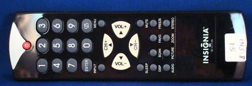 INSIGNIA 8 TV REMOTE RC C17 0A IS TVHD30 IS TV040929 V2  