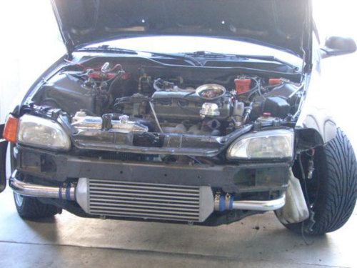 GODSPEED 96 00 civic d15 d16 ek turbo intercooler kit  