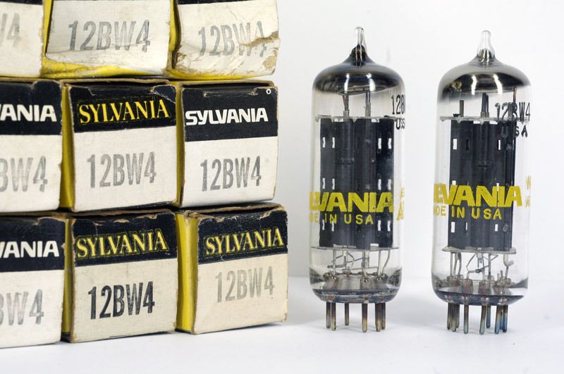 1x 12BW4 SYLVANIA NOS Tube Röhre Lampe TSF Valvola Valvula  