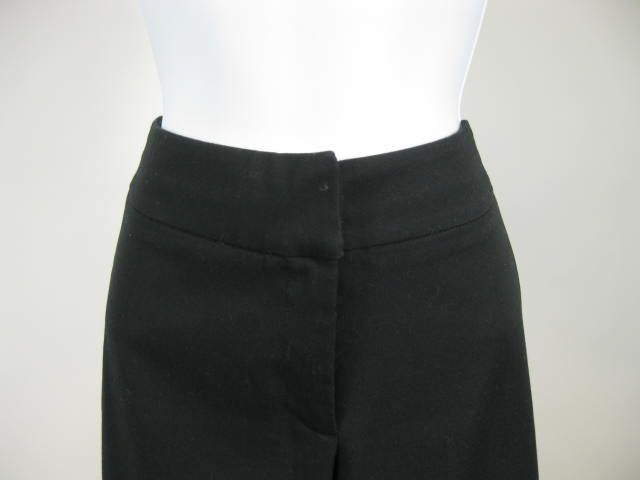 ATTIMO Black Polyester Wide Leg Pants Slacks SZ S  