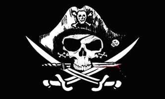 DEADMAN CHEST TRICORNER 3X5 FOOT PIRATE FLAG BANNER  