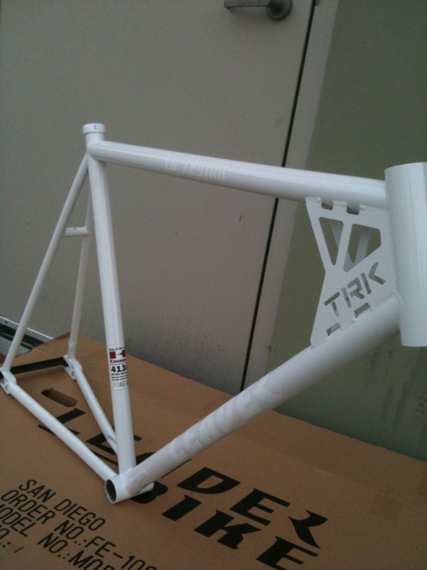 LEADER 729TRK V2 49CM WHITE TRICK TRACK FIXED GEAR  