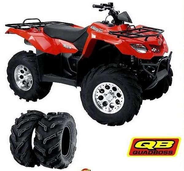 NEW QUADBOSS ATV SET of 2 TIRES 25x8x12   Free Ship  