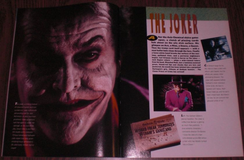 BATMAN SOUVENIR MAGAZINE, COMIC SCENE #6,8   Bob Kane  