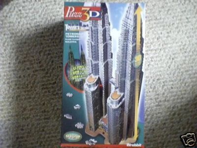 Wrebbit puzz 3D puzzle Tower Petronas Malaysia NEW  