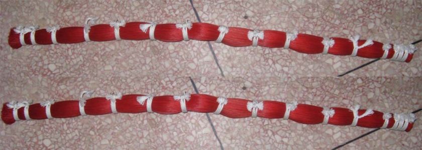 Top model 250g 75 79cm bow horse hair red Mongolian  