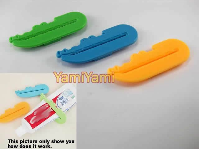 Toothpaste Tube Squeezer Easy Press Dispenser Crocodile  