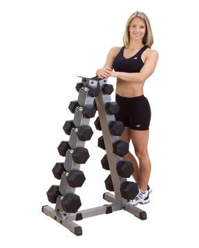 NEW Body Solid 2 Tier Vertical Dumbbell Rack 638448000773  