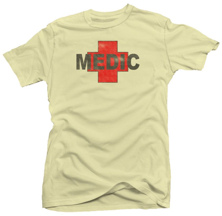 Medic Combat Paramedic Army Military New EMT T shirt  