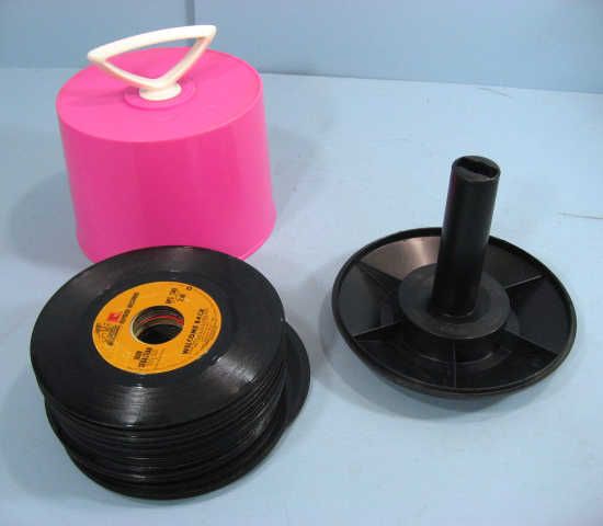 DISK GO CASE HOLDS 45 RPM RECORDS VINTAGE 1960s  