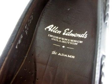 INDEPENDENCE Allen Edmonds ADAMS Black Split Toe Tassel Loafer 8.5 D 