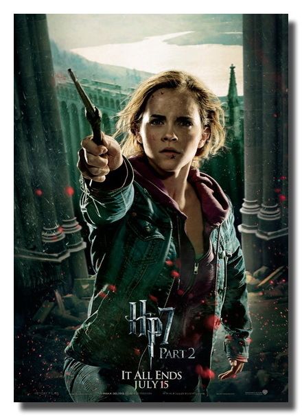 Harry Potter the Deathly Hallows Part 2 Poster Canvas  