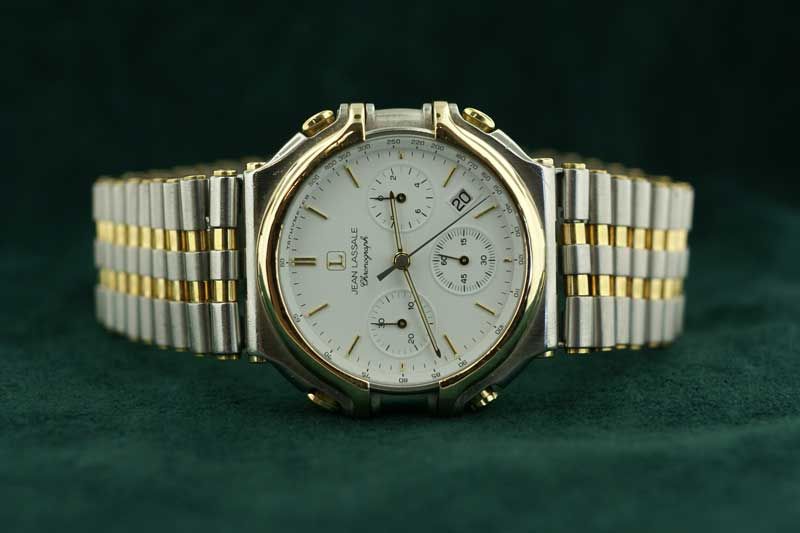   Lassale Stainless Steel & 18K Yellow Gold Thalassa Chronograph  