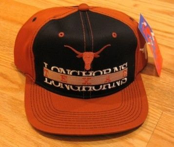 VINTAGE NCAA TEXAS LONGHORNS SNAPBACK HAT NWT FREE SHIP  