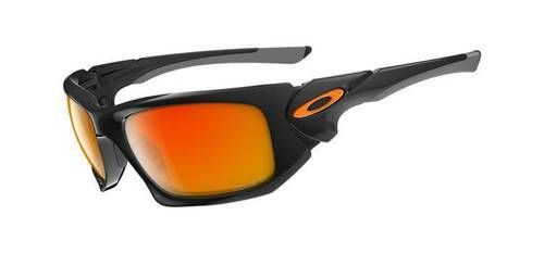 Oakley Scalpel Sunglass MotoGP Casey Stoner Ed. Polished Black w/ Fire 