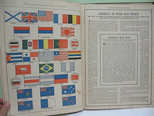 1919 Freedoms Triumph WHY WHEN WHERE EURO CONFLICT WW1  