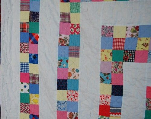 40s Boston Commons Postage Stamp Antique Quilt ~MINT  