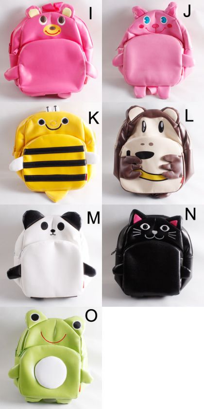 13 Style Baby Kid Child Animal Zoo Cartoon Backpack Schoolbag Shoulder 