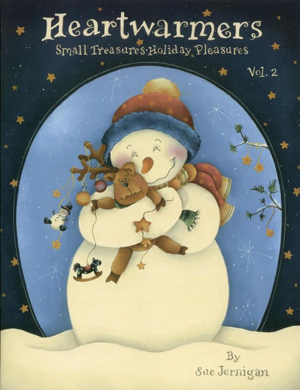 Sue Jernigan HOLIDAY HEARTWARMERS Vol 2 Painting Book  