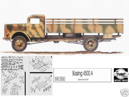 Bussing NAG 4500A Resin 1/72 Planet Models  