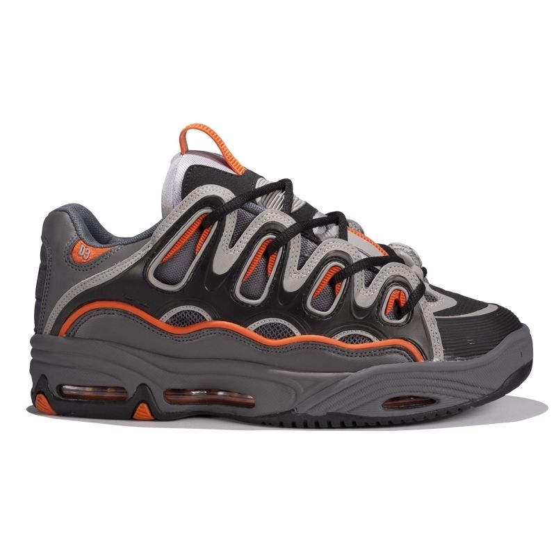 Osiris D3 2001 Mens Shoe Grey/Orange  