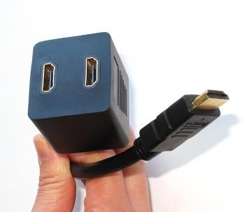 Wholesale=100x HDMI to 2X M/F Y Splitter Adapter Cable  