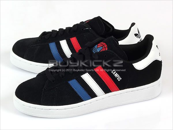 Adidas Campus II Black/White Classic 2011 Suede Sports Heritage Unisex 