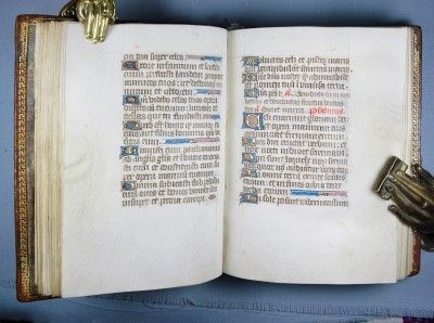 1475 OUSTANDING ROUENS «BOOK OF HOURS», MANUSCRIPT AND ILLUMINATED 