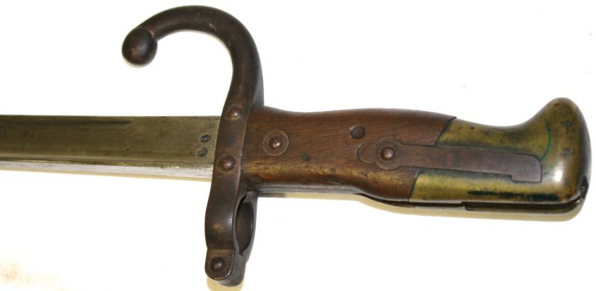   Rifle Bayonet Sword Inscribed St. Etienne Clout with Scabbard  