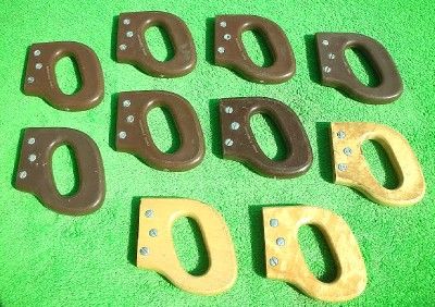 10pc WOODEN & PLASTIC CARPENTRY WOOD SAW BLADE HANDLE  