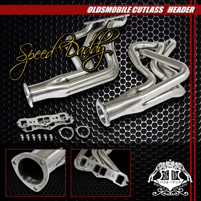 STAINLESS RACING MANIFOLD HEADER/EXHAUST 65 74 OLDSMOBILE 442/CUTLASS 