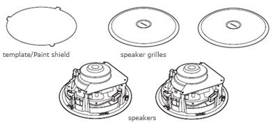 NEW BOSE 791 PREMIUM IN CEILING INVISIBLE SPEAKERS PAIR 017817512305 