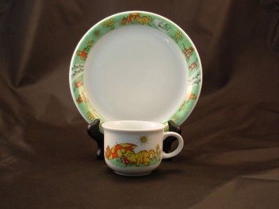 Qualitäts Porzellan TCM Childs Plate & Cup Germany  