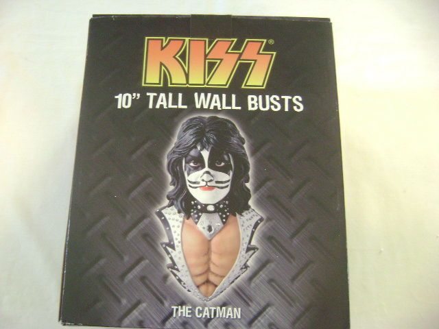 NEW~KISS~THE CATMAN~10 TALL WALL BUSTS  