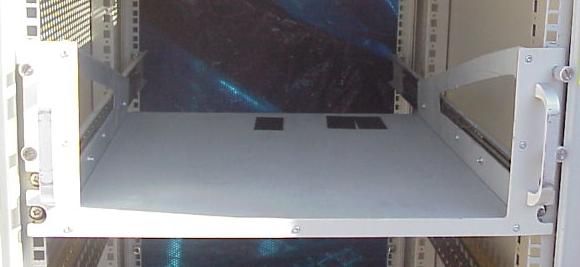 COMPAQ RACKMOUNT MONITOR SERVER SLIDING SHELF W/ RAILS  